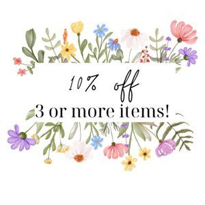 10% off 3 or more items in my closet!